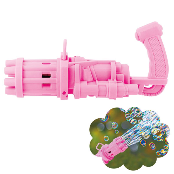 炸裂電動バブルガトリング　ピンク
