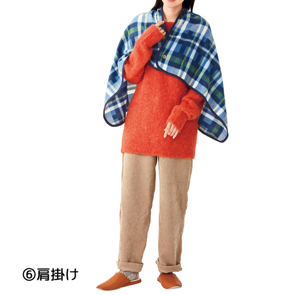 トラディスチェック 6WAYブランケット
