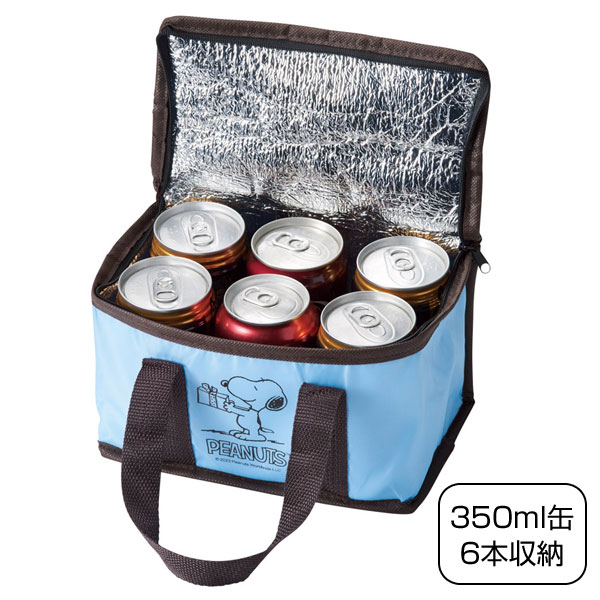スヌーピー わくわく保冷温6缶バッグ