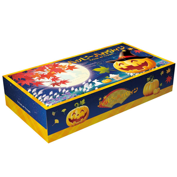 ハッピーハロウィンBOXティッシュ100W5個組