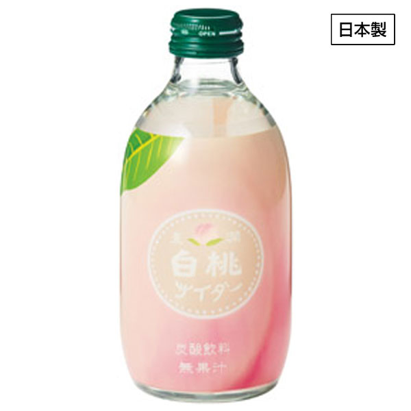 果実サイダー300ml　豊潤白桃