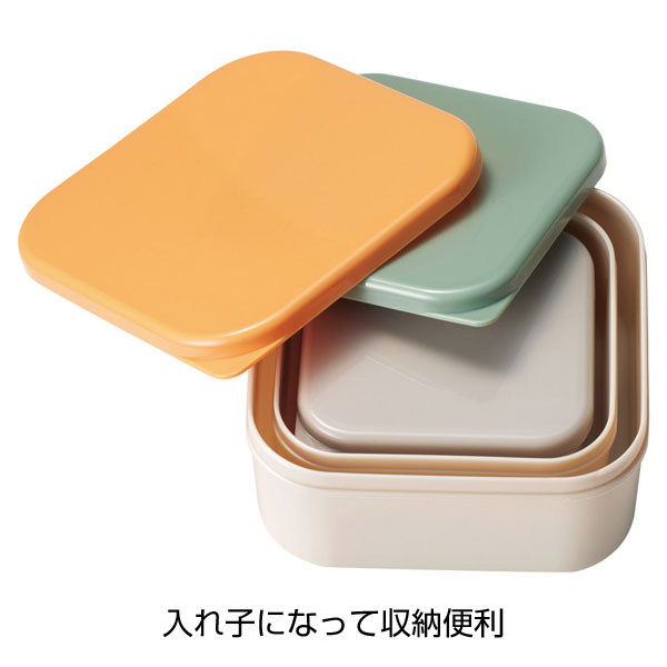 リル 再生プラスチック保存容器3個組【グッズストアドットネット】人気