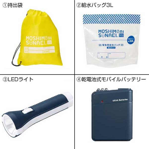モシモニソナエル　防災30点 箱入セット
