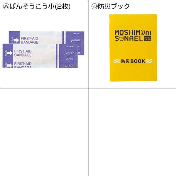 モシモニソナエル　防災30点 箱入セット