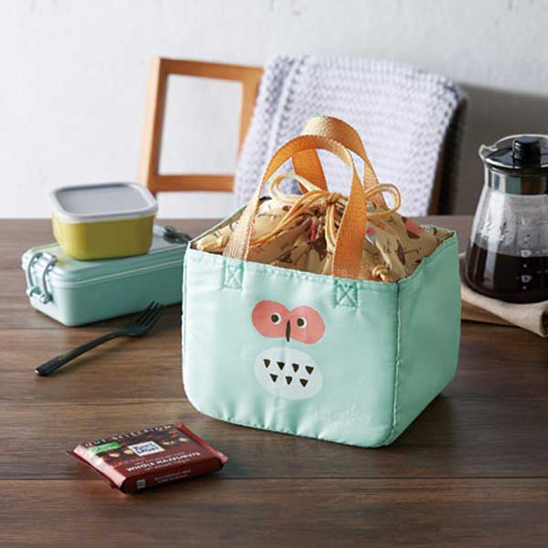 アニマルメリー 保冷温巾着ランチバッグ