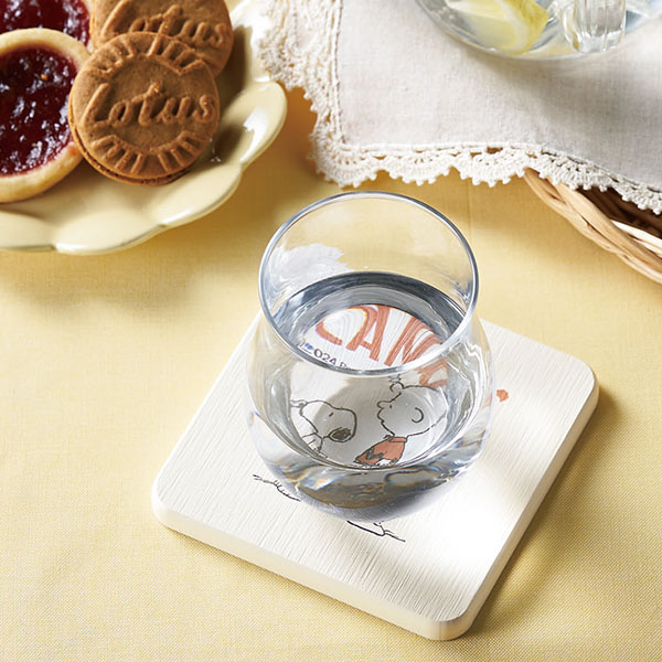 スヌーピー まねっこ珪藻土コースター