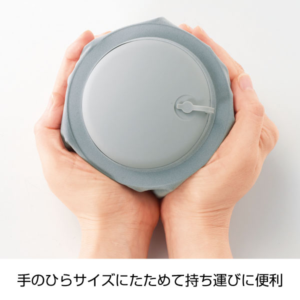 手動ポンプで衛生的!トラベルネックピロー