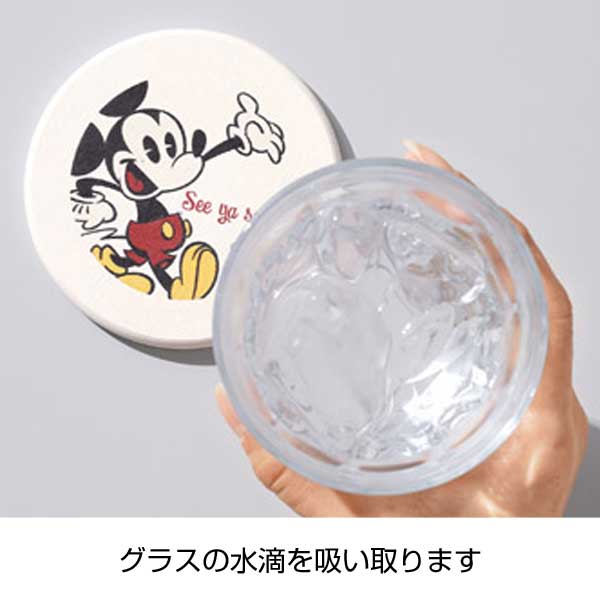 ミッキー&ドナルド 珪藻土コースター