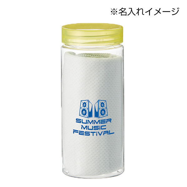 ひんやりクール ボトル入タオル