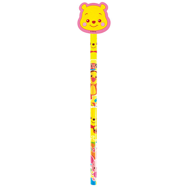 キャラクターダイカット消しゴム付えんぴつ