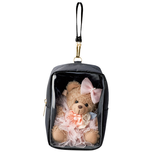 吊り下げられる 窓付ボックスポーチ【グッズストアドットネット】人気