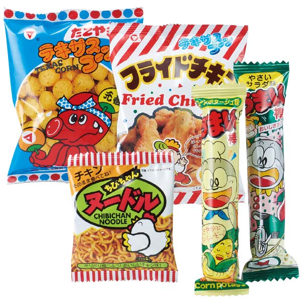 キャラクターバッグ付お菓子5点セット