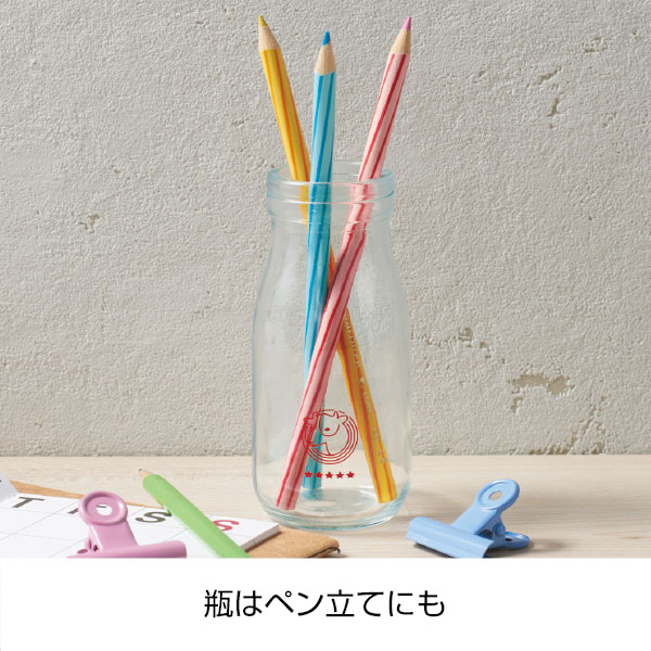 牛乳瓶入りハンカチタオル