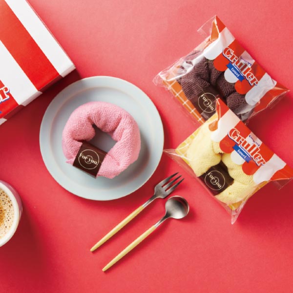 ふんわりクルーラータオル