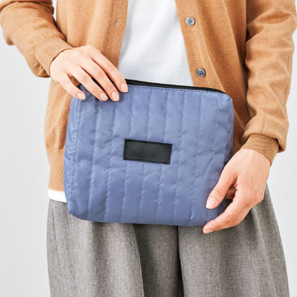 タテキルト スクエアポーチ