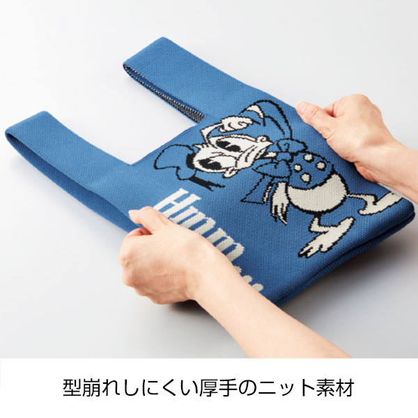 ミッキー&ドナルド ニットバッグ【グッズストアドットネット