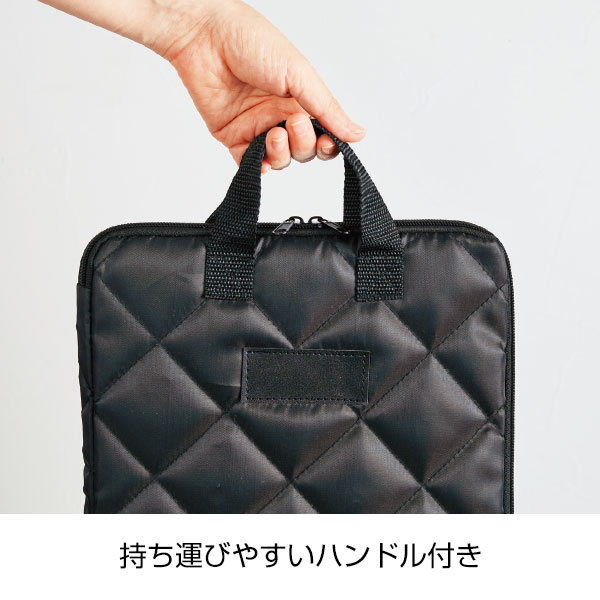 キルティングモバイルバッグ