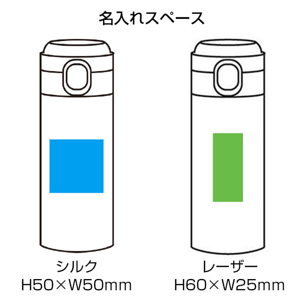ワンプッシュ　真空保冷温ボトル300ml