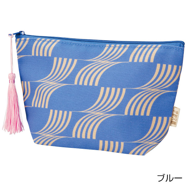 伊砂文様　タッセルポーチ