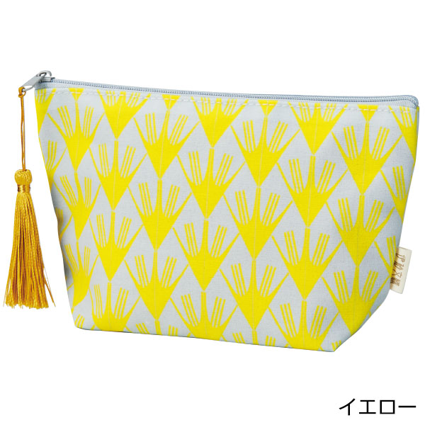 伊砂文様　タッセルポーチ