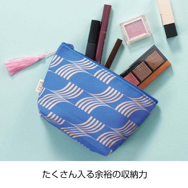 伊砂文様　タッセルポーチ