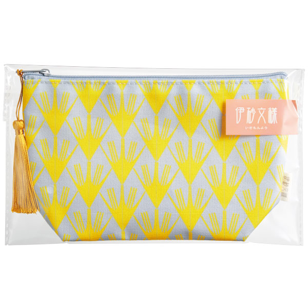 伊砂文様　タッセルポーチ