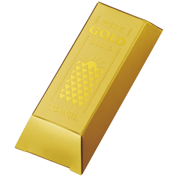 ゴージャス ゴールドバータオル