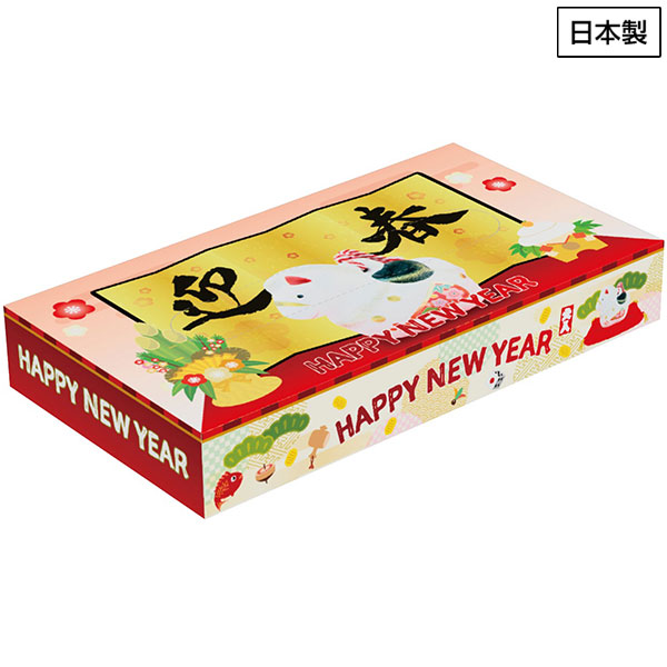 迎春BOXティッシュ40W　午