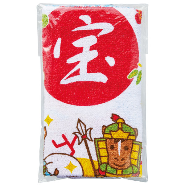 宝船干支タオル 午
