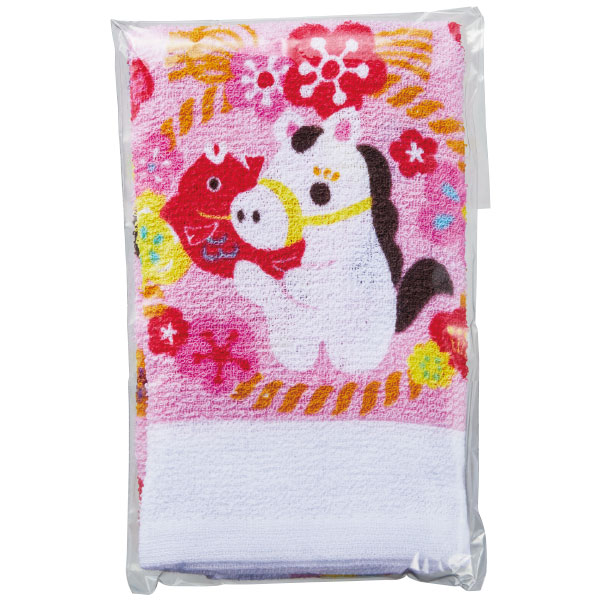 干支タオル 午縁起寄せ