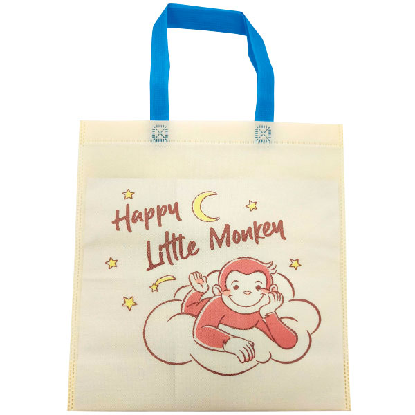 おさるのジョージ不織布トートバッグ