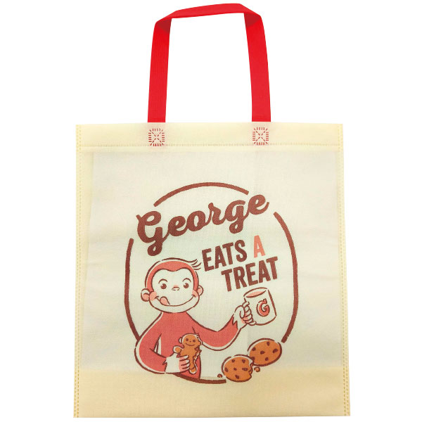 おさるのジョージ不織布トートバッグ