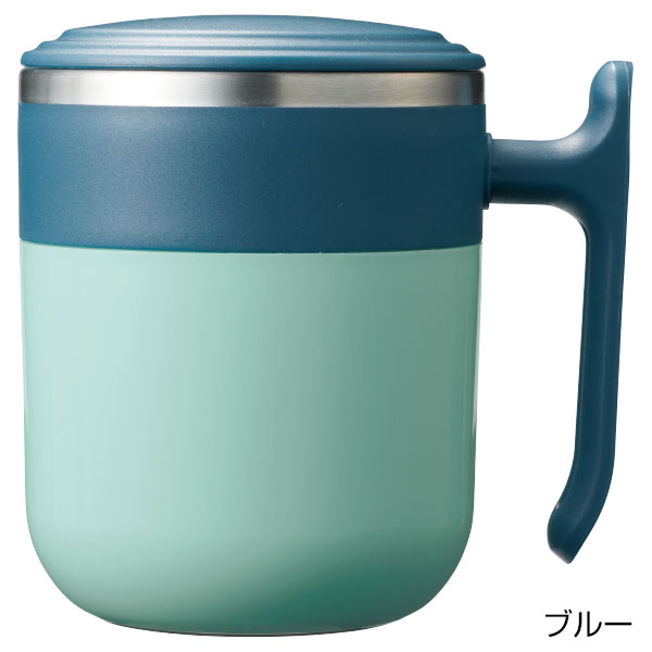 フタ付ダブルウォールステンレスマグ
