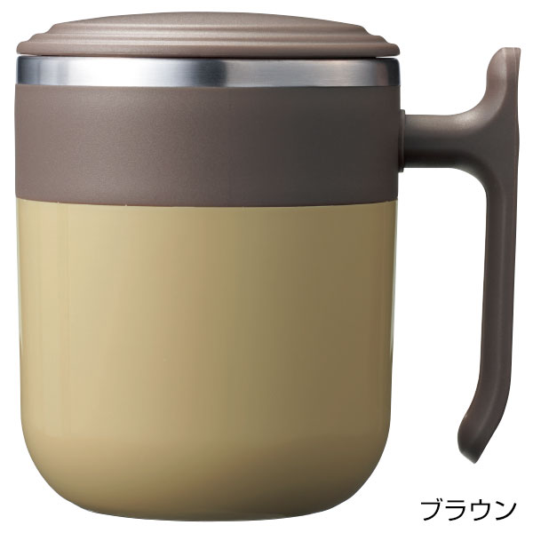 フタ付ダブルウォールステンレスマグ