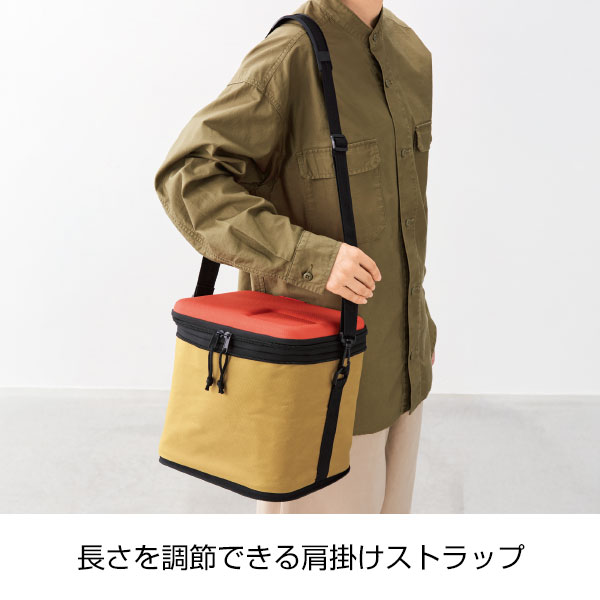キャンプス ハードシェル収納保冷温バッグ