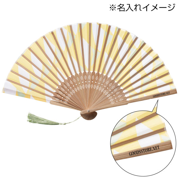 伊砂文様　涼彩扇子