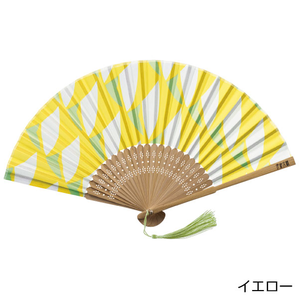 伊砂文様　涼彩扇子