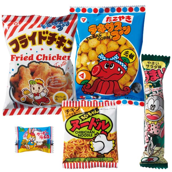 キャラクターバッグ付お菓子5点セット