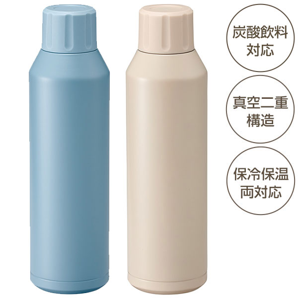 真空ステンレス炭酸ボトル 480ml