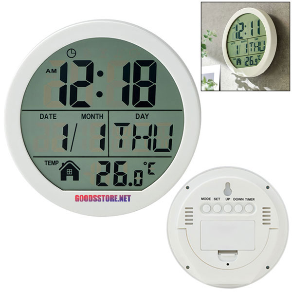 表示が見やすい丸時計