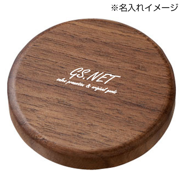 ウッド丸型マグネット