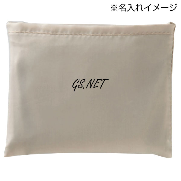 プレント／コンパクトエコバッグ（グレージュ）