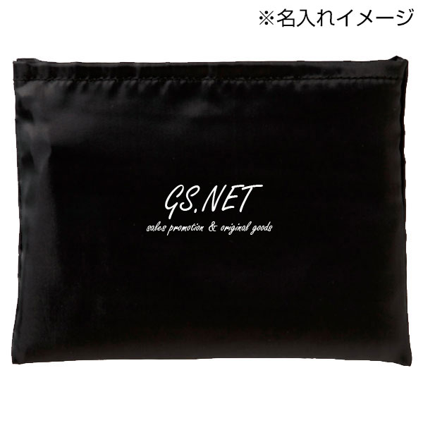 プレント／たっぷりエコバッグ（ブラック）