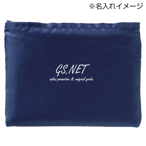 プレント／たっぷりエコバッグ（ネイビー）