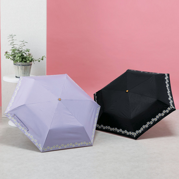 ループフラワー/晴雨兼用折りたたみ傘