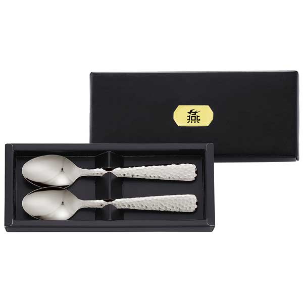 燕匠一　鎚目スプーン2本組