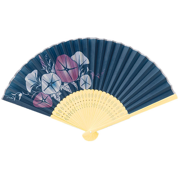 扇子 あさがお