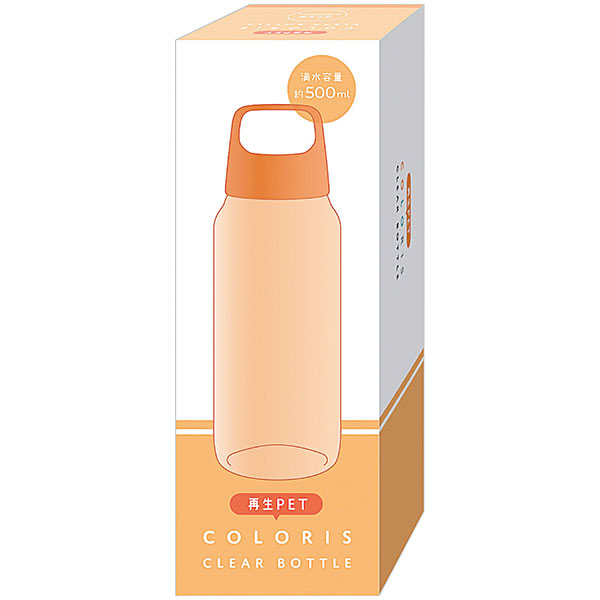 カラリス/再生PETクリアボトル500ml