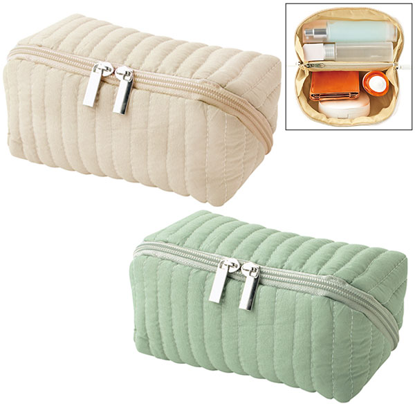 エルジール/大きく開いてたっぷり入るポーチ