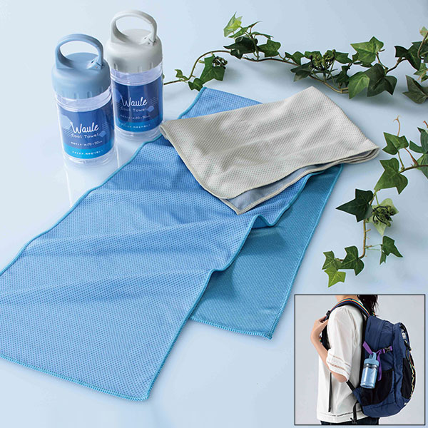 ウォーレ/クールタオル(カラビナボトル入)